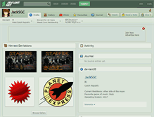 Tablet Screenshot of jacksgc.deviantart.com