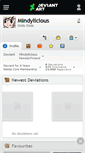 Mobile Screenshot of mindylicious.deviantart.com