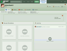 Tablet Screenshot of dolemitesh3.deviantart.com