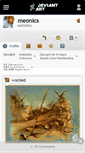 Mobile Screenshot of meonics.deviantart.com