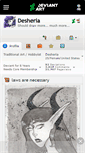Mobile Screenshot of desheria.deviantart.com