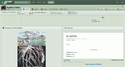 Desktop Screenshot of mystery-voice.deviantart.com