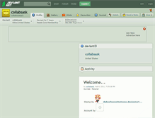 Tablet Screenshot of collabsask.deviantart.com