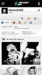 Mobile Screenshot of meowart85.deviantart.com