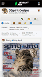 Mobile Screenshot of despirit-designs.deviantart.com