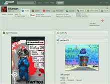 Tablet Screenshot of lilfurman.deviantart.com