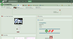 Desktop Screenshot of evilangelkitty.deviantart.com
