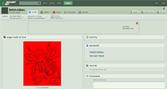 Desktop Screenshot of fetish-kitten.deviantart.com