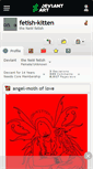 Mobile Screenshot of fetish-kitten.deviantart.com