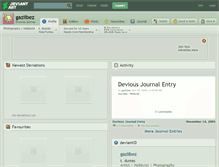 Tablet Screenshot of gazlibez.deviantart.com