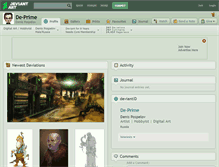 Tablet Screenshot of de-prime.deviantart.com