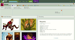 Desktop Screenshot of mincub.deviantart.com
