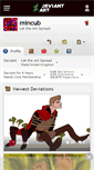 Mobile Screenshot of mincub.deviantart.com