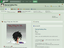 Tablet Screenshot of eternal-safety-pins.deviantart.com