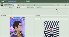 Desktop Screenshot of insanekaffeine.deviantart.com