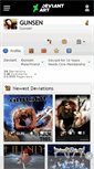 Mobile Screenshot of gunsen.deviantart.com