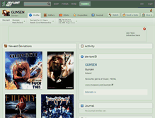 Tablet Screenshot of gunsen.deviantart.com