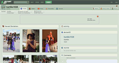Desktop Screenshot of kumiko1028.deviantart.com