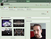 Tablet Screenshot of kevindebie.deviantart.com