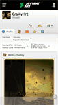Mobile Screenshot of crsmyhrt.deviantart.com