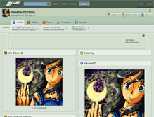 Tablet Screenshot of lunamoonchild.deviantart.com