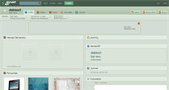 Desktop Screenshot of diabless5.deviantart.com