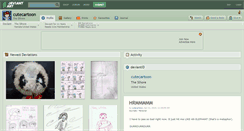 Desktop Screenshot of cutecartoon.deviantart.com