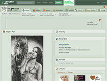 Tablet Screenshot of moparmar.deviantart.com