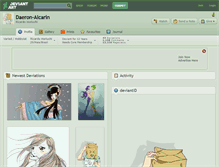 Tablet Screenshot of daeron-alcarin.deviantart.com