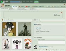 Tablet Screenshot of eru-eru.deviantart.com