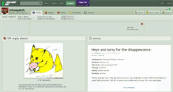 Desktop Screenshot of minespatch.deviantart.com