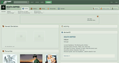 Desktop Screenshot of death-ripper.deviantart.com
