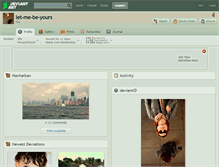 Tablet Screenshot of let-me-be-yours.deviantart.com