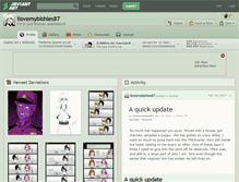 Tablet Screenshot of ilovemybishies87.deviantart.com