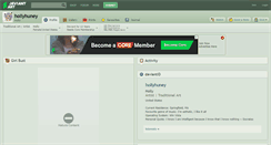 Desktop Screenshot of hollyhuney.deviantart.com