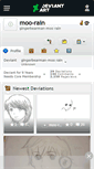 Mobile Screenshot of moo-rain.deviantart.com