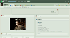 Desktop Screenshot of maehem.deviantart.com
