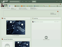 Tablet Screenshot of k-lia.deviantart.com