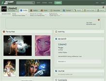 Tablet Screenshot of lilash42.deviantart.com