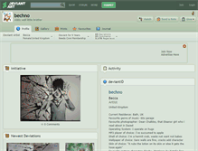 Tablet Screenshot of bechno.deviantart.com