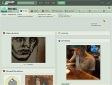 Tablet Screenshot of merdoll.deviantart.com