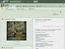 Tablet Screenshot of mcvd.deviantart.com