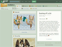 Tablet Screenshot of anubians.deviantart.com