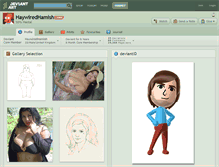 Tablet Screenshot of haywiredhamish.deviantart.com