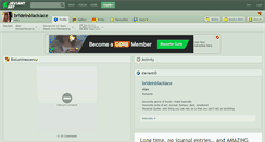 Desktop Screenshot of brideinblacklace.deviantart.com