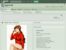 Tablet Screenshot of eques-ardor.deviantart.com