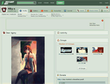 Tablet Screenshot of niky-x.deviantart.com