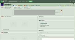 Desktop Screenshot of creeping5plz.deviantart.com