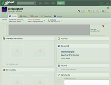 Tablet Screenshot of creeping5plz.deviantart.com