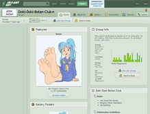 Tablet Screenshot of doki-doki-botan-club.deviantart.com
